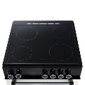 Refurbished electriQ EQRANGE60CDC 60cm Double Oven Electric Cooker Cream