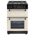 A2/EQRANGE60DFDC Refurbished 60cm Double Oven Dual Fuel Cooker - Cream