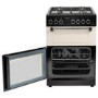 electriQ 60cm Twin Cavity Gas Cooker - Cream