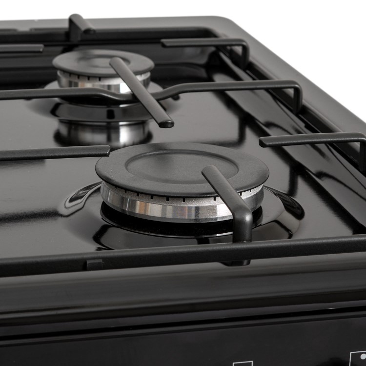 electriQ 60cm Twin Cavity Gas Cooker - Cream