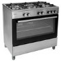 Refurbished electriQ EQRANGE90GASSS 90cm Gas Single Oven Range Cooker Stainless Steel