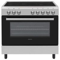 Refurbished electriQ EQRANGE90SINDX 90cm Single Cavity Induction Range Cooker Stainless Steel