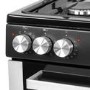 Refurbished electriQ EQRANGEDF100SS 100cm Dual Fuel Range Cooker Stainless Steel