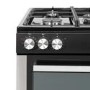 Refurbished electriQ EQRANGEDF100SS 100cm Dual Fuel Range Cooker Stainless Steel