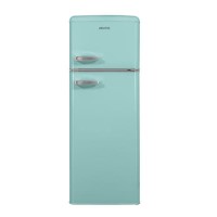 electriQ 208 Litre 80/20 Retro Freestanding Fridge Freezer - Blue electriQ 208 Litre 80/20 Retro Freestanding Fridge Freezer - Blue