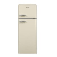 electriQ 204 Litre 80/20 Retro Freestanding Fridge Freezer - Cream electriQ 204 Litre 80/20 Retro Freestanding Fridge Freezer - Cream