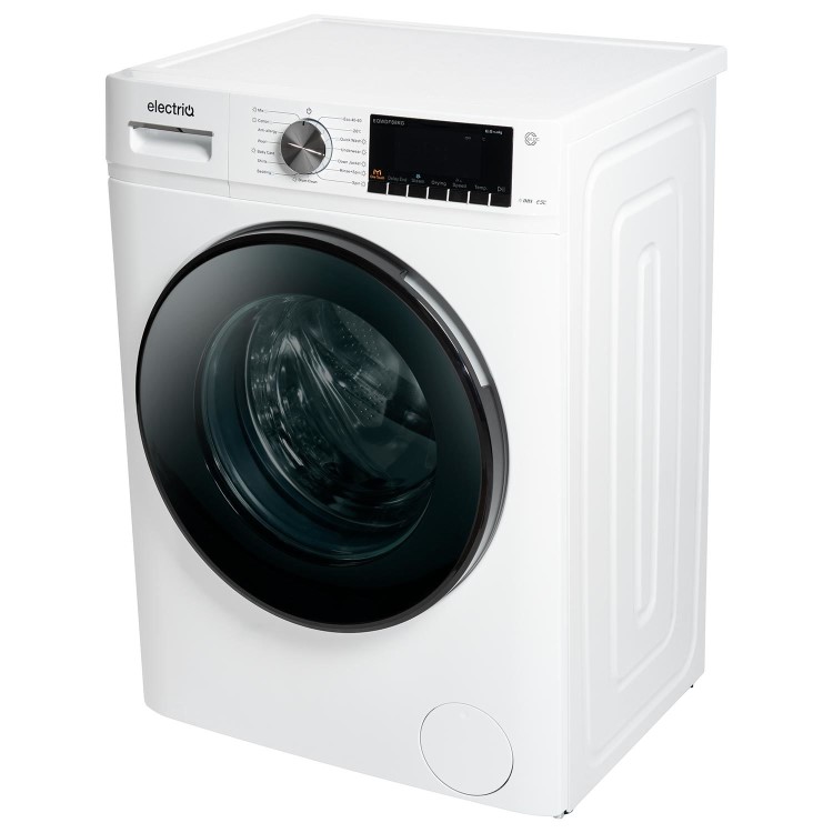 electriQ 10kg Wash 6kg Dry 1400rpm Washer Dryer -Quiet, Steam - White