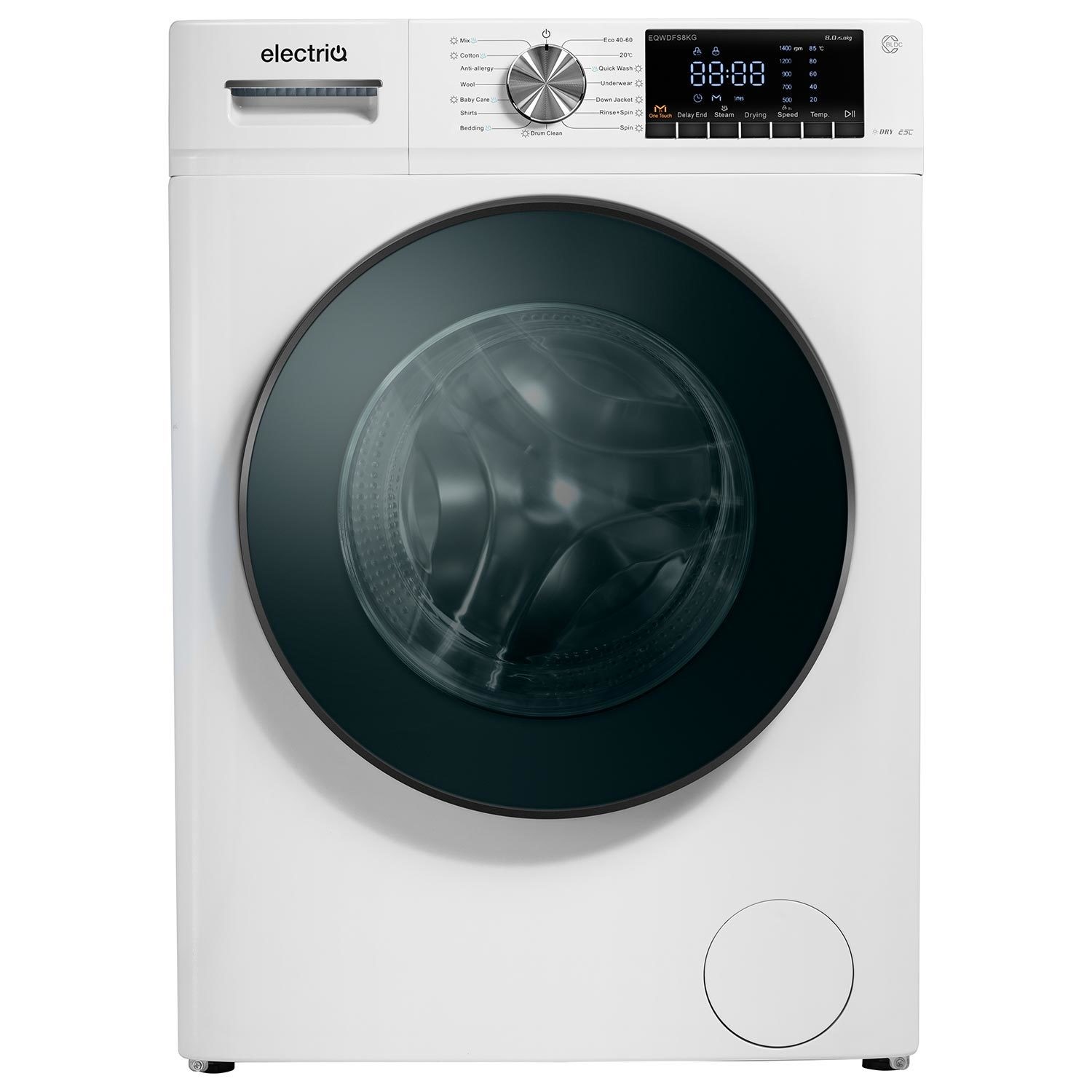 Electriq White 10Kg Wash 6Kg Dry 1400Rpm Washer Dryer - Size 60
