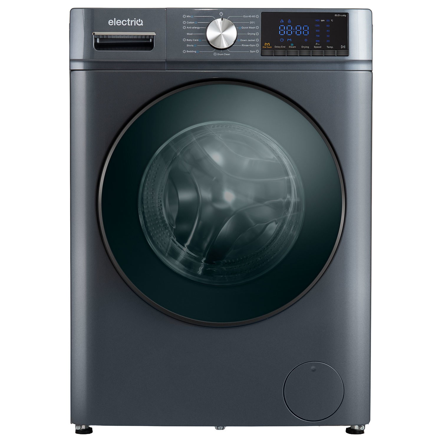 Electriq 8Kg Wash 5Kg Dry 1400Rpm Washer Dryer Quiet Energy Saving  MG80-E14586BH-G
