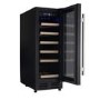 GRADE A1 - electriQ 30cm Wide 18 Bottle Wine Cooler - Black