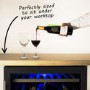 GRADE A1 - electriQ 60cm Wine Cooler Full Range Dual Zone - Black