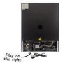 electriQ 51 Bottle Capacity Full Range Dual Zone Wine Cooler - Black