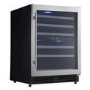 GRADE A2 - ElectrIQ 60cm Wine Cooler Full Range Dual Zone - Stainless Steel