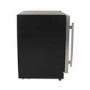 GRADE A2 - ElectrIQ 60cm Wine Cooler Full Range Dual Zone - Stainless Steel