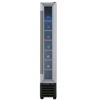 Refurbished electriQ EQWINECH15SS Freestanding 7 Bottle Single Zone Wine Cooler Stainless Steel