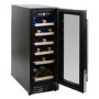 Refurbished electriQ EQWINECH30 Freestanding 18 Bottle Single Zone Under Counter Wine Cooler Stainless Steel