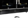 electriQ 36 Bottle Capacity Full Range Dual Zone Under Counter Wine Cooler - Black