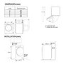 electriQ 7kg 1200rpm Washing Machine - White