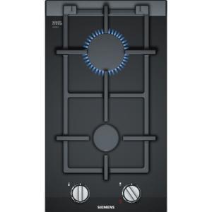 Siemens ER3A6BD70 iQ700 30cm Domino Gas On Glass Hob - Black