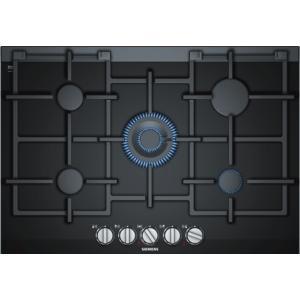 Siemens ER7A6RD70 iQ700 75cm Five Burner Gas-on-glass Hob - Black