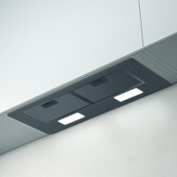 Elica Deluxe 74cm Canopy Cooker Hood - Black Elica Deluxe 74cm Canopy Cooker Hood - Black