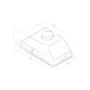 Elica 80cm Canopy Cooker Hood - Stainless Steel