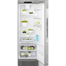Electrolux ERF4112AOX 185x60cm Freestanding Fridge With FreshZone And CrispFresh Drawer - Silver With Antifingerprint Stainless Steel Doors