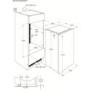 Electrolux ERW3313AOX integrated Fridge in WhiteStainless Steel Door with Antifingerprint