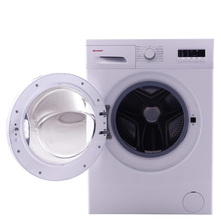 Sharp ES-FA6123W2 6kg 1200rpm Freestanding Washing Machine White
