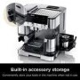 Ninja Luxe Café Premier – 3-in-1 Bean-to-Cup Espresso Machine  ES601UK- Stainless Steel
