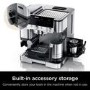 Ninja ES601UK Luxe Café Premier – 3-in-1 Bean-to-Cup Espresso Machine with Integrated Grinder & Milk Frother