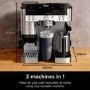 Ninja ES601UK Luxe Café Premier – 3-in-1 Bean-to-Cup Espresso Machine with Integrated Grinder & Milk Frother