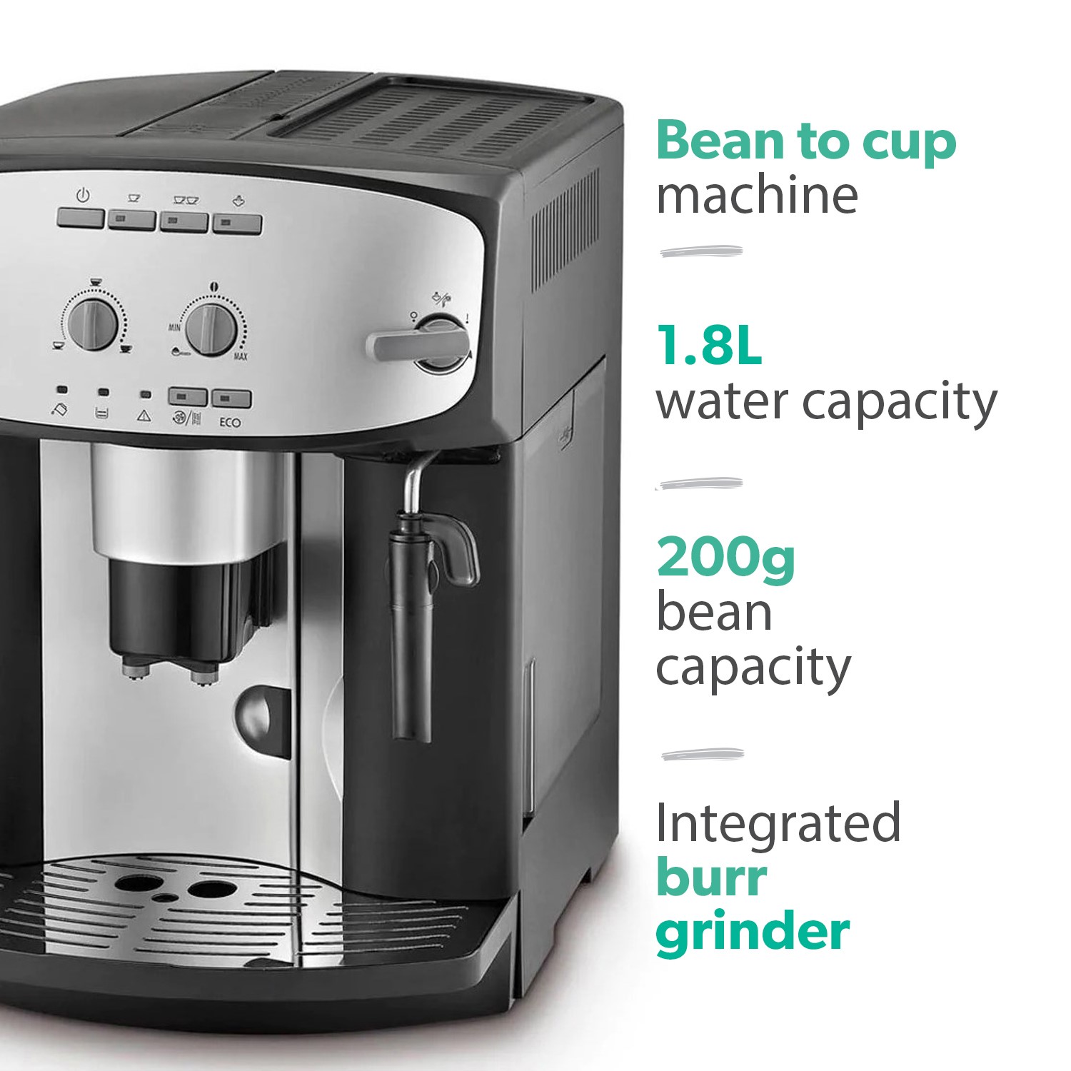 Perceptual rape short Refurbished Delonghi ESAM2800.SB 15 Bar Caffe Corso Bean To Cup Coffee  Machine A1/ESAM2800.SB | Appliances Direct