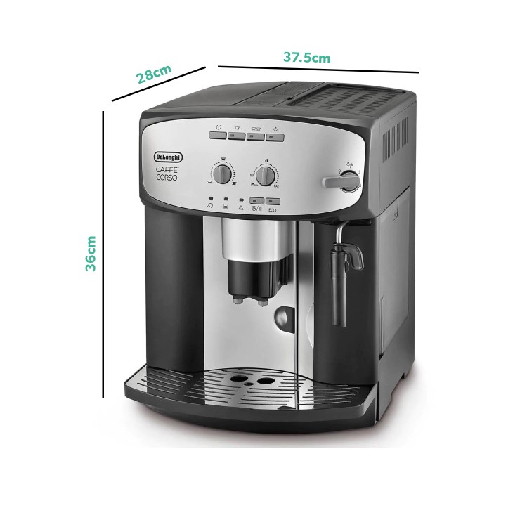 Refurbished Delonghi ESAM2800.SB 15 Bar Caffe Corso Bean To Cup Coffee Machine