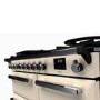 Rangemaster Estel Deluxe 100cm Dual Fuel Range Cooker - Pale Cream + Chrome