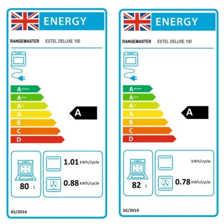 Rangemaster Estel Deluxe 100cm Dual Fuel Range Cooker - Pale Cream + Chrome