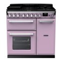 ESDL90DFPHTH/CM1 Rangemaster Estel Deluxe 90cm Dual Fuel Range Cooker - Heather + Chrome