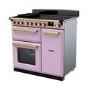 Rangemaster Estel Deluxe 90cm Induction Range Cooker - Heather + Brass