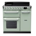 ESDL90EIPMNT/CM1 Rangemaster Estel Deluxe 90cm Induction Range Cooker - Mint + Chrome