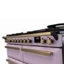 Rangemaster Estel Deluxe 110cm Dual Fuel Range Cooker - Heather + Brass