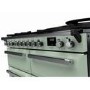 Rangemaster Estel Deluxe 110cm Dual Fuel Range Cooker - Mint + Chrome