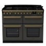 Rangemaster Estel Deluxe 110cm Dual Fuel Range Cooker - Slate + Brass