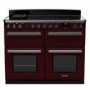 Rangemaster Estel Deluxe 110cm Induction Range Cooker - Bordeaux + Chrome