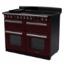 Rangemaster Estel Deluxe 110cm Induction Range Cooker - Bordeaux + Chrome