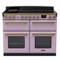 Rangemaster Estel Deluxe 110cm Induction Range Cooker - Heather + Brass Rangemaster Estel Deluxe 110cm Induction Range Cooker - Heather + Brass