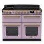 Rangemaster Estel Deluxe 110cm Induction Range Cooker - Heather + Brass