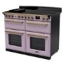 Rangemaster Estel Deluxe 110cm Induction Range Cooker - Heather + Brass
