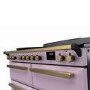 Rangemaster Estel Deluxe 110cm Induction Range Cooker - Heather + Brass
