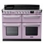 Rangemaster Estel Deluxe 110cm Induction Range Cooker - Heather + Chrome