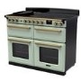 Rangemaster Estel Deluxe 110cm Induction Range Cooker - Mint + Brass